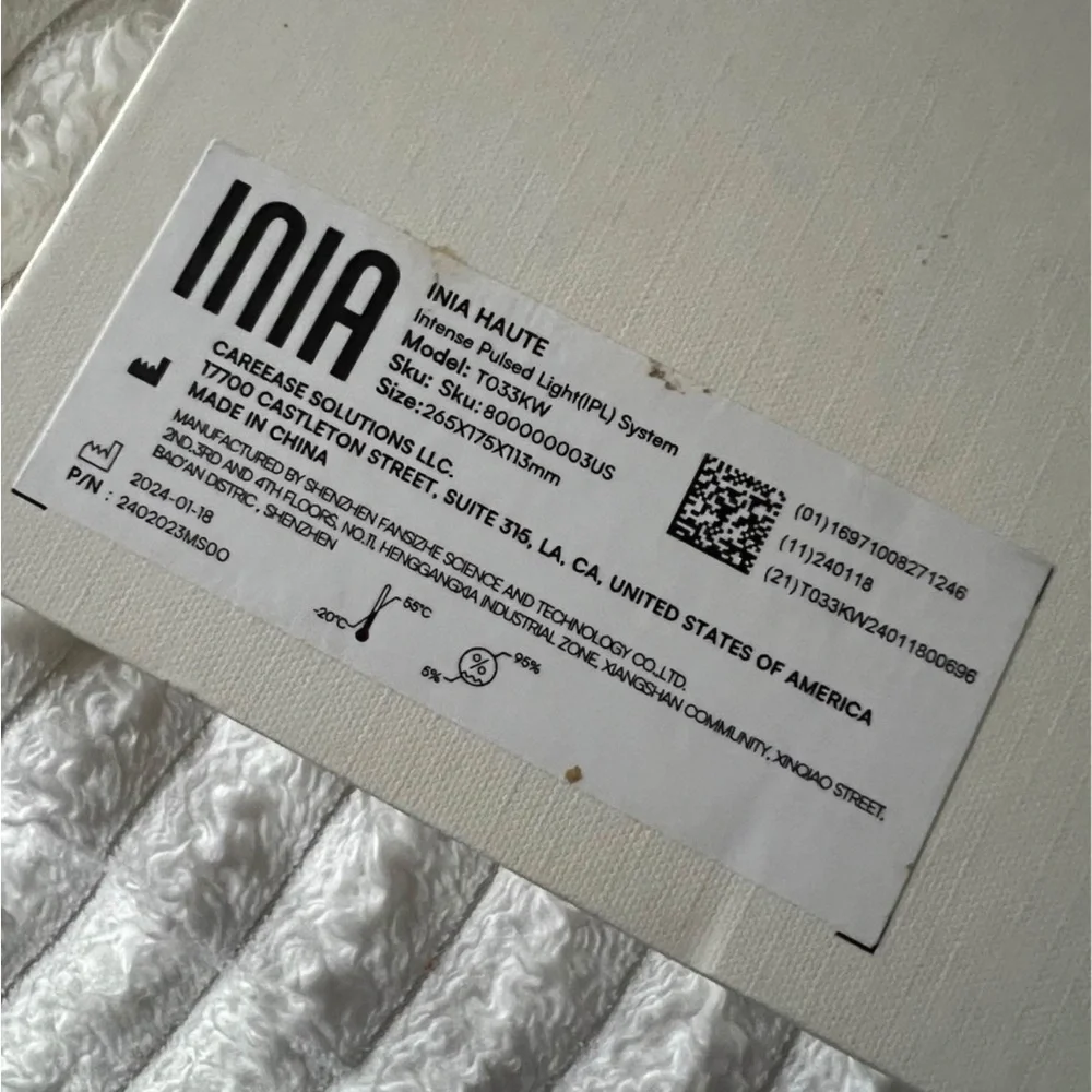 Inia haute IPL hair remover. Excellent - Picture 4 of 8